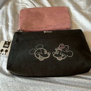 Disney cosmetic bags nwt